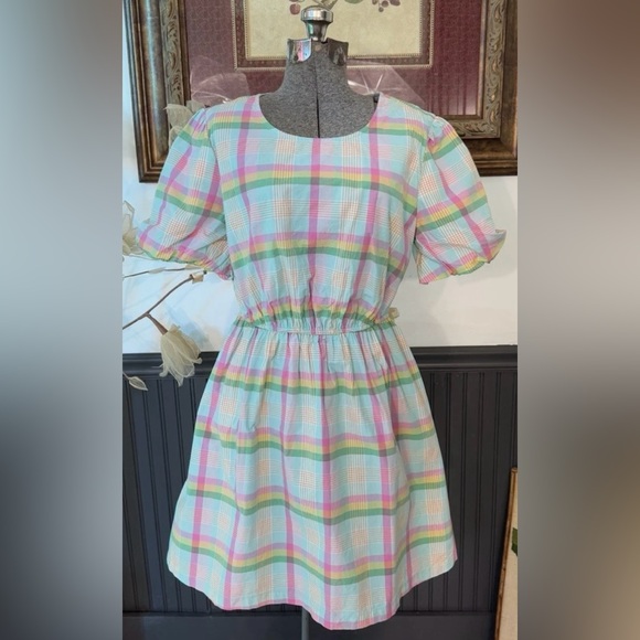 crown & ivy Dresses & Skirts - NWT - Crown & Ivy Multi-Plaid Dress (M)